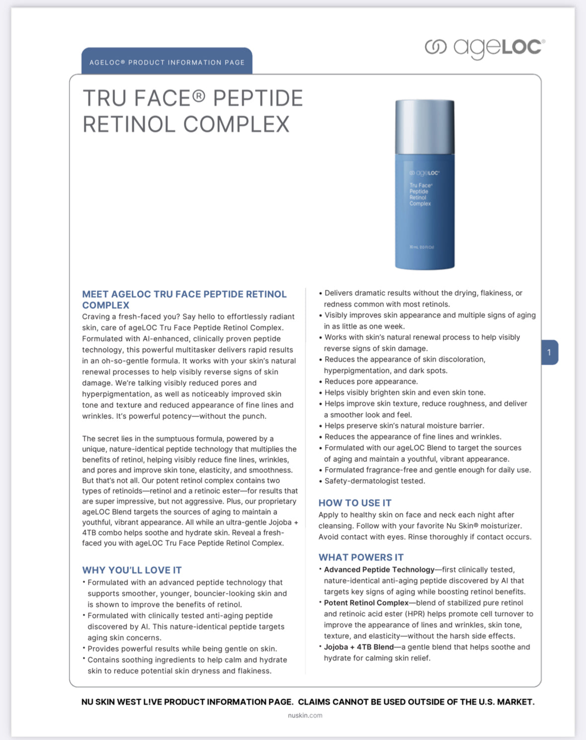 Retinol Peptide